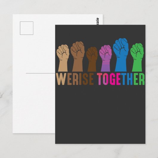 Feministisch verzet Sociale rechtvaardigheid Briefkaart (Voorkant / Achterkant)