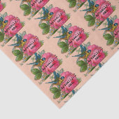 Feministisch  vogelweefselpapier tissuepapier (Detail)