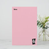 Feministisch vrouwen vrouwelijk meisje me te briefpapier (Staand voorkant)