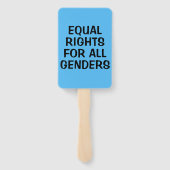 Feministisch vrouwen vrouwelijk meisje me te handwaaier (Achterkant)