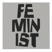 Feministisch vrouwen vrouwelijk meisje me te kubus (Voorkant)