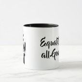 Feministisch vrouwen vrouwelijk meisje me te mok (Midden)