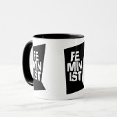 Feministisch vrouwen vrouwelijk meisje me te mok (Voorkant links)