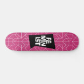 Feministisch vrouwen vrouwelijk meisje me te persoonlijk skateboard (Horizontaal)