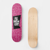 Feministisch vrouwen vrouwelijk meisje me te persoonlijk skateboard (Voorkant)