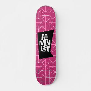 Feministisch vrouwen vrouwelijk meisje me te persoonlijk skateboard