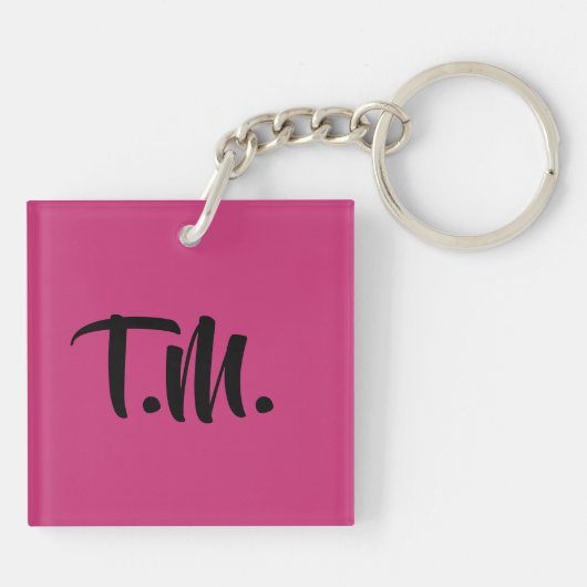 Feministisch vrouwen vrouwelijk meisje me te sleutelhanger (Achterkant)