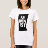 Feministisch vrouwen vrouwelijk meisje me te t-shirt (Voorkant)
