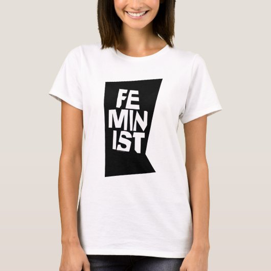 Feministisch vrouwen vrouwelijk meisje me te t-shirt (Voorkant)
