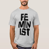 Feministisch vrouwen vrouwelijk meisje me te t-shirt (Voorkant)