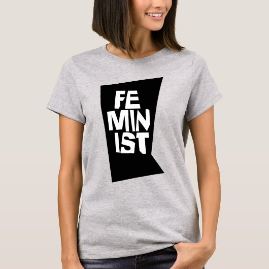 Feministisch vrouwen vrouwelijk meisje me te t-shirt (Voorkant)