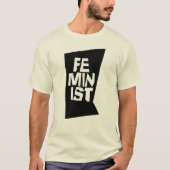 Feministisch vrouwen vrouwelijk meisje me te t-shirt (Voorkant)