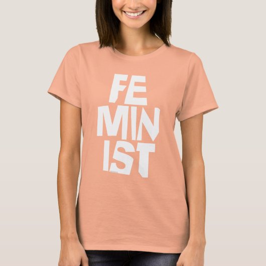 Feministisch vrouwen vrouwelijk meisje me te t-shirt (Voorkant)