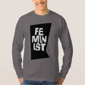 Feministisch vrouwen vrouwelijk meisje me te t-shirt (Voorkant)