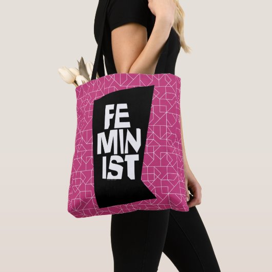 Feministisch vrouwen vrouwelijk meisje me te tote bag (Dichtbij)