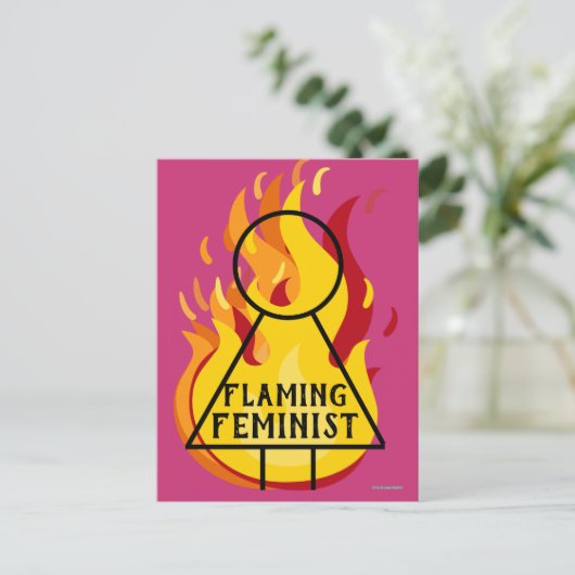 Feministisch vrouwensymbool Ginsburg 9 Briefkaart (Staand voorkant)