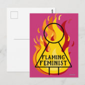Feministisch vrouwensymbool Ginsburg 9 Briefkaart (Voorkant / Achterkant)