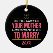 Feministische Advocaat - Motivatie Vrouw Leader Keramisch Ornament (Voorkant)