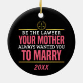 Feministische Advocaat - Motivatie Vrouw Leader Keramisch Ornament (Achterkant)