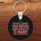 Feministische Advocaat - Motivatie Vrouw Leader Sleutelhanger (Voorkant)