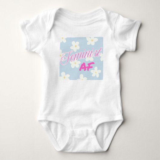 Feministische AF - baby shower cadeau - Romper (Voorkant)