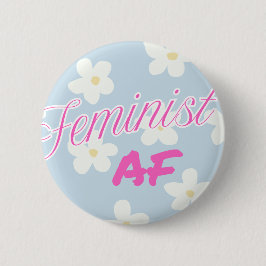 Feministische AF - knop Ronde Button 5,7 Cm