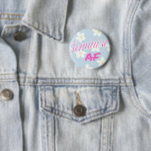Feministische AF - knop Ronde Button 5,7 Cm (In situ)