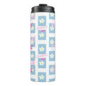 Feministische AF - leuke bloemrijke waterfles Thermosbeker (Voorkant)