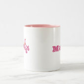 Feministische AF-Mok Tweekleurige Koffiemok (Center)