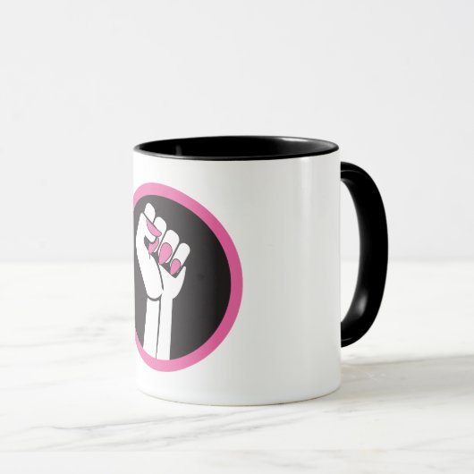 Feministische Agenda Koffie-Mok Mok (Voorkant rechts)