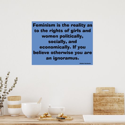 Feministische Art Posters van Debbie Davidsohn - G (Keuken)