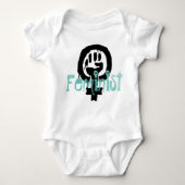 Feministische Baby Romper (Voorkant)