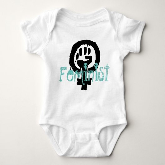 Feministische Baby Romper (Voorkant)