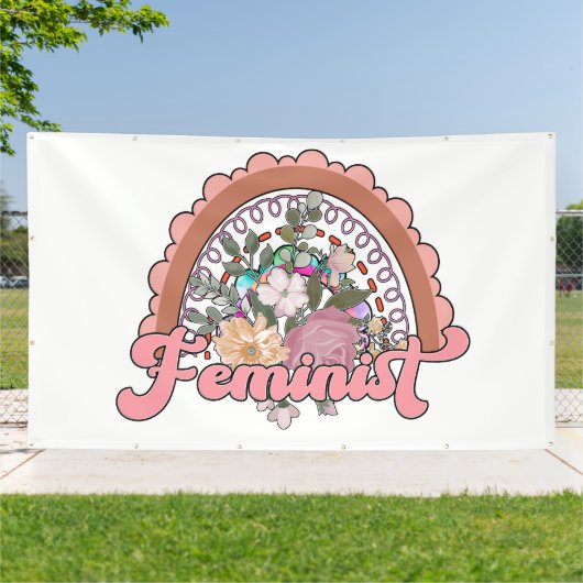 Feministische banner (Buitenkant)