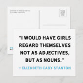 Feministische Briefkaarten (Voorkant / Achterkant)