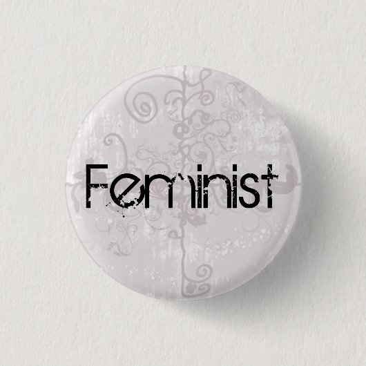 Feministische Button (Voorkant)