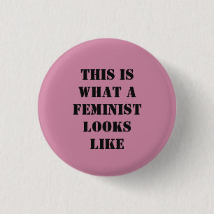 Feministische Button