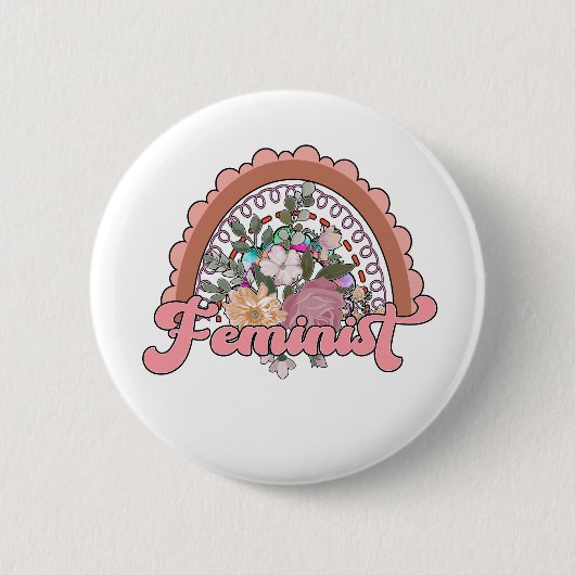 Feministische Button (Voorkant)