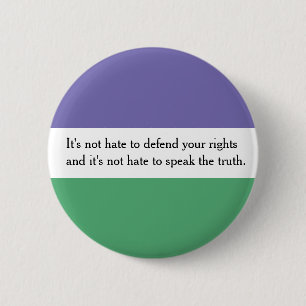 Feministische Button met Magdalen Berns Quote