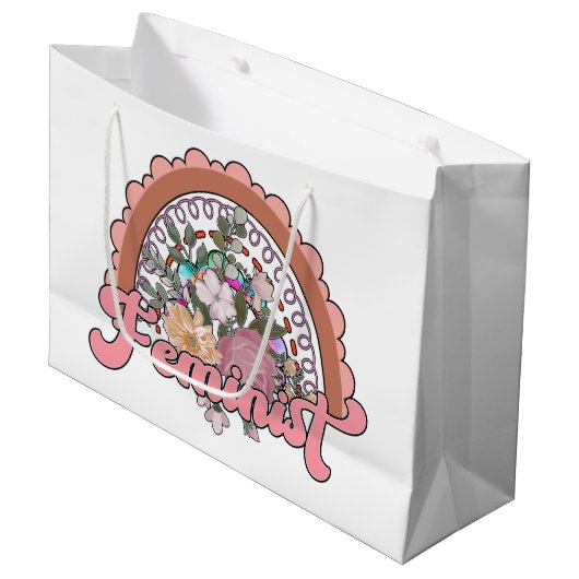 Feministische cadeautjes groot cadeauzakje (Voorkant Gekanteld)