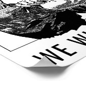 Feministische can-do Rosie-the-Riveter grafische l Poster (Hoek)