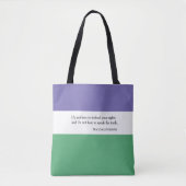Feministische Canvas tas met Magdalen Berns Quote (Voorkant)
