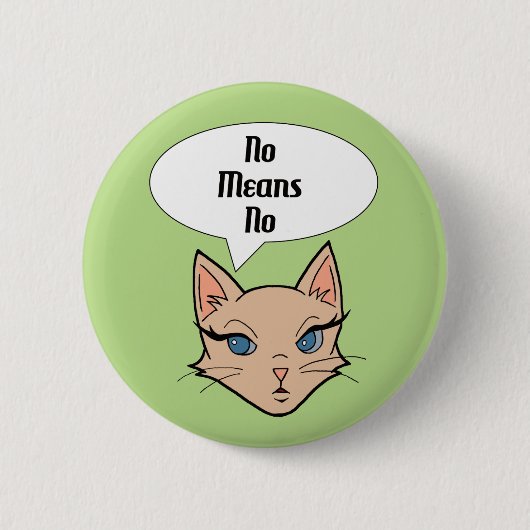 Feministische Cartoon Illustratie Ronde Button 5,7 Cm (Voorkant)