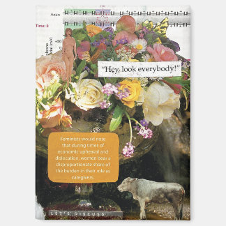 Feministische Collage Wand Kunst Abstract Decorati Magneet