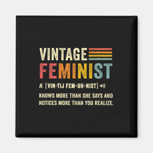 Feministische definitie weet meer dan ze retro zeg magneet