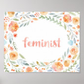 Feministische druk poster (Voorkant)