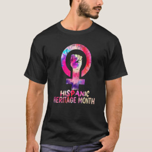 Feministische eerste hispanische erfgoedmaand Lati T-shirt