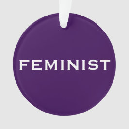 Feministische, gedurfde tekst over licht en donker ornament