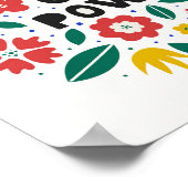 Feministische gelijkheid van vrouwen en mannen poster (Hoek)