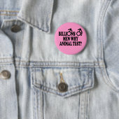 Feministische grappige badjes ronde button 5,7 cm (In situ)